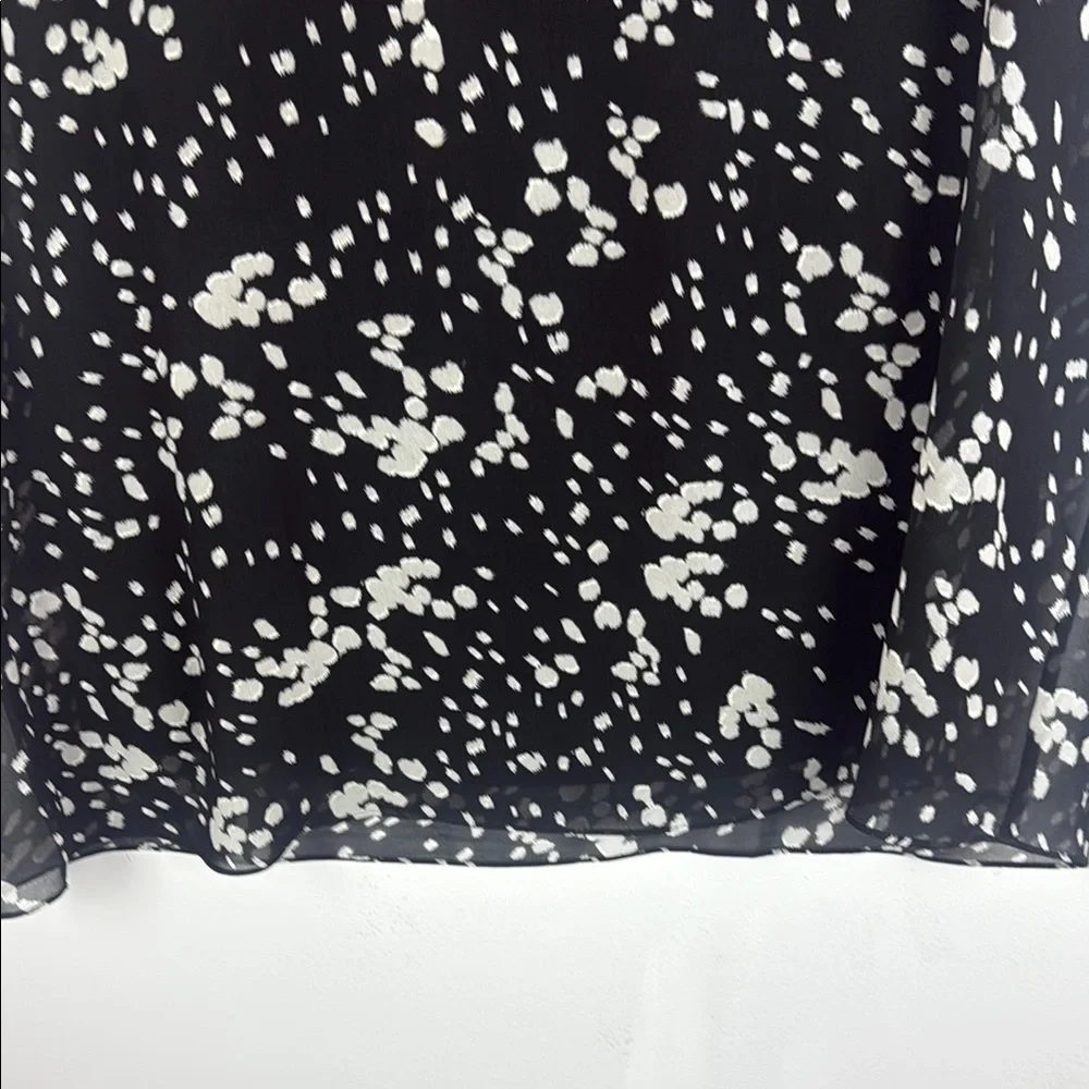 CAbi Cosmos Night Sky Black and Gray Short Sleeve Blouse Size XL - Picture 12 of 12
